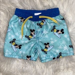 Disney’s Mickey Mouse swim trunks infant